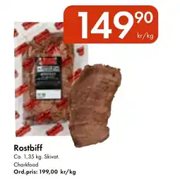 Snabbgross Rostbiff erbjuda