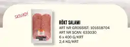 Snabbgross RÖKT SALAMI erbjuda