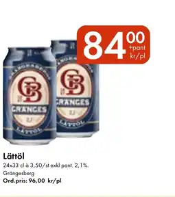 Snabbgross Lättöl erbjuda