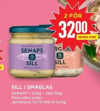 Willys GARANT Sill i småglas erbjuda