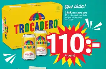 DollarStore TROCADERO ZERO Läsk erbjuda