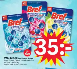 DollarStore BREF POWER ACTIVE WC-block erbjuda