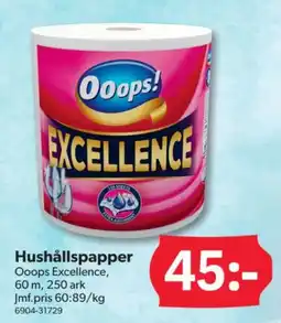 DollarStore OOOPS EXCELLENCE Hushållspapper erbjuda