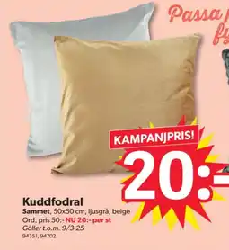 DollarStore Kuddfodral erbjuda