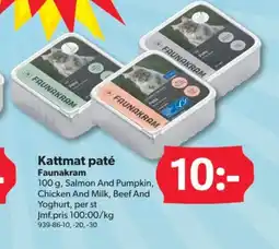 DollarStore FAUNAKRAM Kattmat paté erbjuda