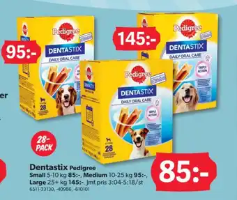 DollarStore PEDIGREE Dentastix erbjuda