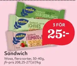 Hemköp WASA Sandwich erbjuda