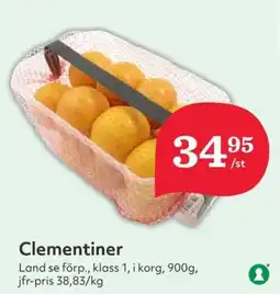 Hemköp Clementiner erbjuda