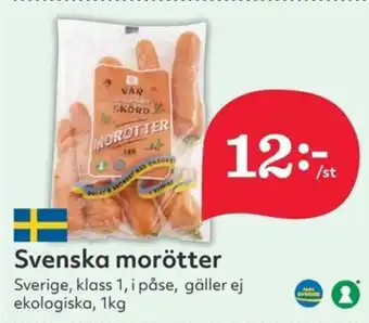 Hemköp Svenska morötter erbjuda