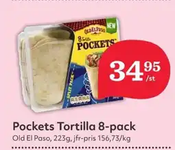 Hemköp OLD EL PASO Pockets Tortilla 8-pack erbjuda