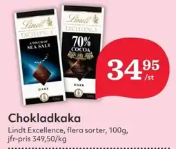 Hemköp LINDT Chokladkaka erbjuda