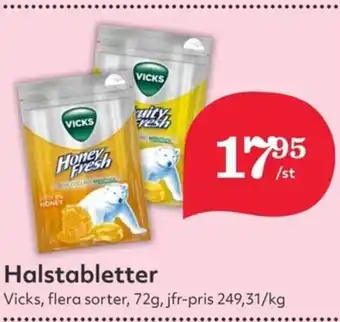 Hemköp VICKS Halstabletter erbjuda