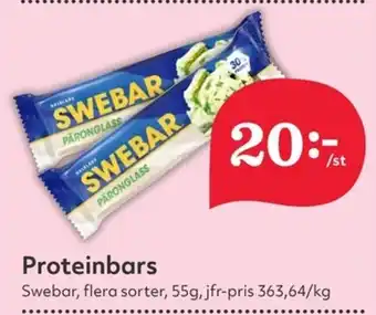 Hemköp SWEBAR Proteinbars erbjuda