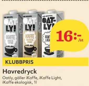 Hemköp OATLY Havredryck erbjuda