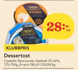 Hemköp CASTELLO Dessertost erbjuda