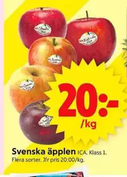 ICA Supermarket ICA Svenska äpplen erbjuda