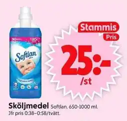 ICA Supermarket Sköljmedel Softlan erbjuda
