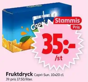 ICA Supermarket CAPRI-SUN Fruktdryck erbjuda