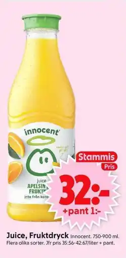 ICA Supermarket INNOCCENT Juice, Fruktdryck erbjuda