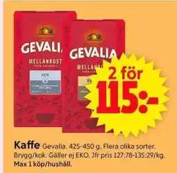 ICA Supermarket GEVALIA Kaffe erbjuda