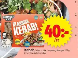 ICA Supermarket SCHYSST KÄK kebab erbjuda