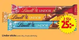 ICA Supermarket LINDT Lindor sticks erbjuda