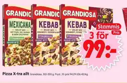 ICA Supermarket GRANDIOSA Pizza X-tra allt erbjuda