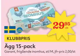 Hemköp Ägg 15-pack erbjuda