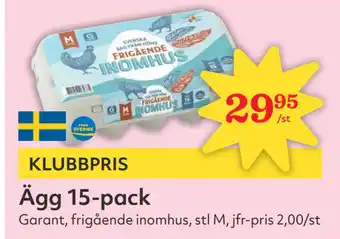 Hemköp Ägg 15-pack erbjuda