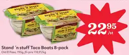 Hemköp Stand ´n stuff Taco Boats 8-pack erbjuda