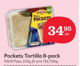 Hemköp Pockets Tortilla 8-pack erbjuda