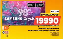 Power Superstora 4K HDR Smart TV erbjuda