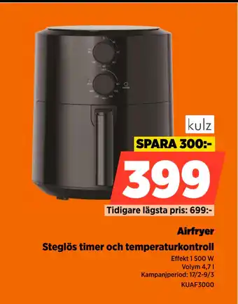 Power Airfryer erbjuda