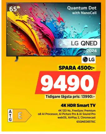 Power 4K HDR Smart TV erbjuda