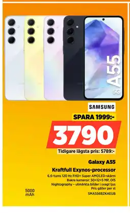 Power Galaxy A55 erbjuda