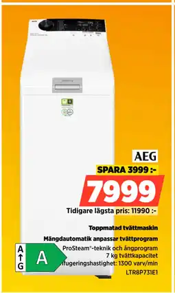 Power Toppmatad tvättmaskin erbjuda