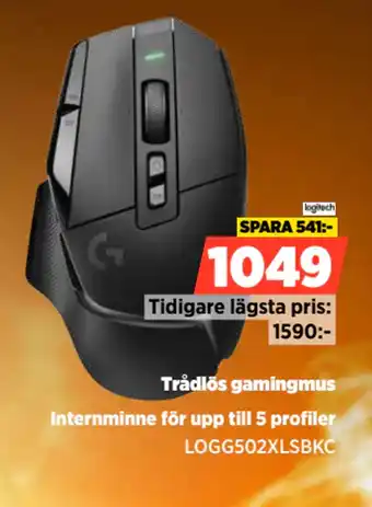 Power Trådlös gamingmus erbjuda