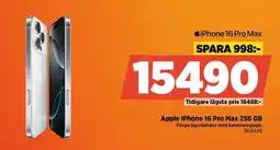 Power Apple iPhone 16 Pro Max 256 GB erbjuda