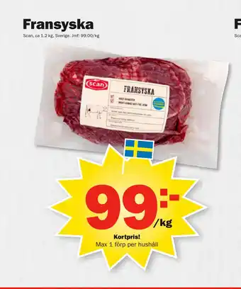 Pekås Fransyska erbjuda