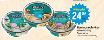 Eurocash ZEINAS Hummus och röror erbjuda