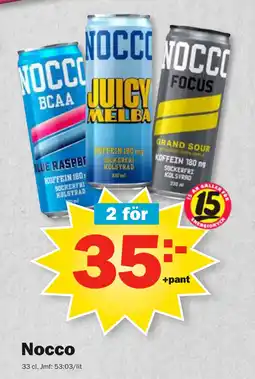 Pekås Nocco erbjuda