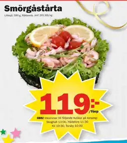 Pekås Smörgåstårta erbjuda