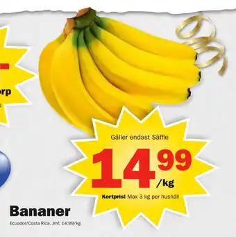 Pekås Bananer erbjuda