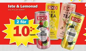 Pekås Iste & Lemonad erbjuda