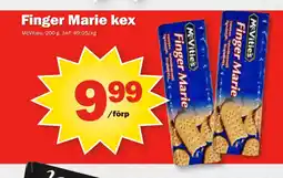 Pekås Finger Marie kex erbjuda