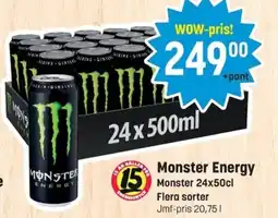 Eurocash MONSTER Energy erbjuda