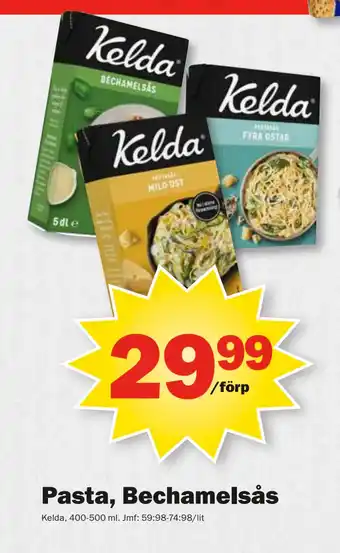 Pekås Pasta, Bechamelsås erbjuda