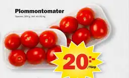 Pekås Plommontomater erbjuda