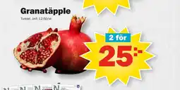 Pekås Granatäpple erbjuda