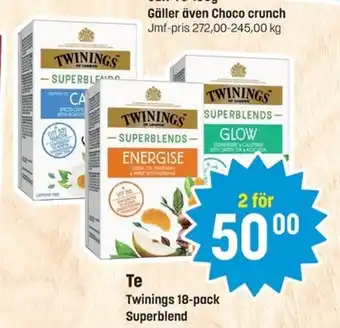 Eurocash TWININGS Te erbjuda